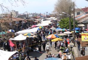 گزارش تصويري برگزاري شنبه بازار در مكان اوليه ي خود